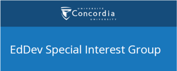 Concordia EdDev Special Interest Group