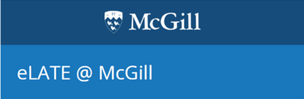McGill eLATE